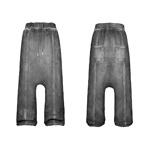 Set-Dye Drop-Crotch Sweatpants - PSYLOS 1, Set-Dye Drop-Crotch Sweatpants, Jeans, TecNineGroup, PSYLOS 1